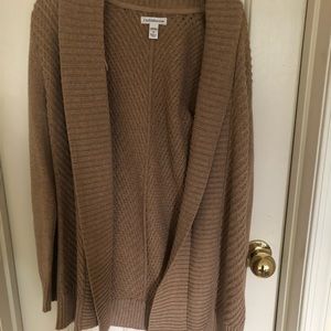 Brown cardigan